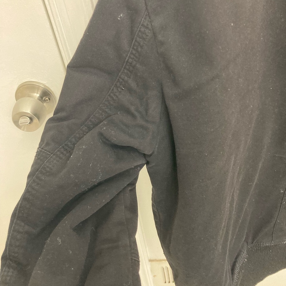 H&M Men's Black Bomber Jacket - Picture 6 of 7